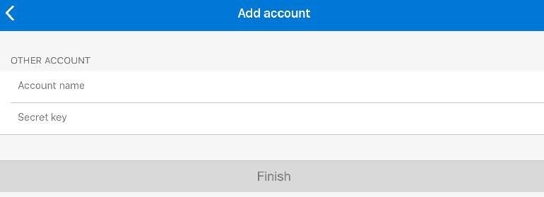 Microsoft Authenticator Authentication seed registration 2